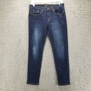 Banana Republic Jeans Womens 28 Petite Blue Skinny Stretch Denim